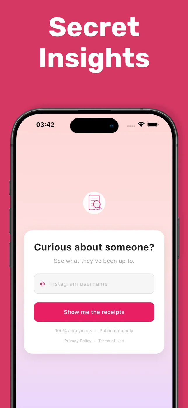 The Receipts: Instagram Comments Search — Enter Any Username
