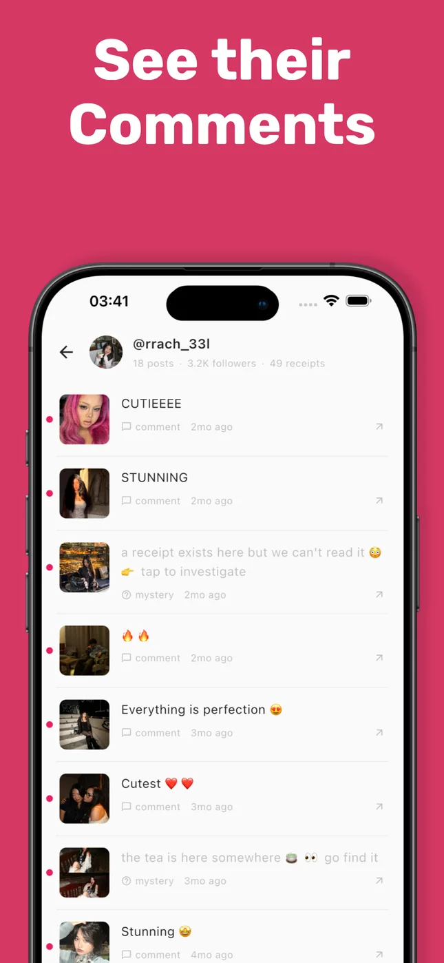 The Receipts: Instagram Comments and Tagged Photos — Results